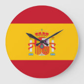 色を披露しよう - スペイン ラージ壁時計 (正面)