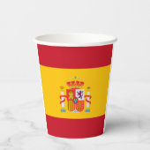 色を披露しよう - スペイン 紙コップ (裏面)