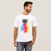 色を捉える Tシャツ (正面フル)