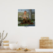 [色を探す] [金ゴールドプロスペクター] [3Dアートパン] ポスター (キッチン)