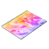 色を数々のカスタマイズしたスパイラルフォトノートブック ノートブック (左側)