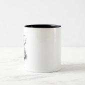 色を流せ感動的芸術的 ツートーンマグカップ (中央)