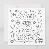 色を私に愛されているアクティビテインスパイアィカード 招待状 (正面)