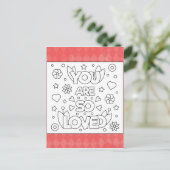 色を私に愛されている活インスパイア動カード ポストカード (スタンド正面)