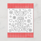 色を私に愛されている活インスパイア動カード ポストカード (正面)