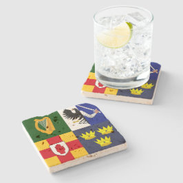 色を表示する – アイルランドの武器 ストーンコースター