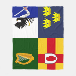 色を表示する – アイルランドの武器 フリースブランケット