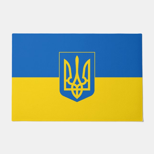 色を表示する – ウクライナ ドアマット (正面)