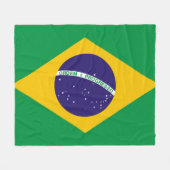 色を表示する – ブラジル フリースブランケット (正面(横))