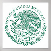 色を表示する – メキシコ ポスター (正面)