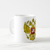 色を表示する – ロシア コーヒーマグカップ (正面左)