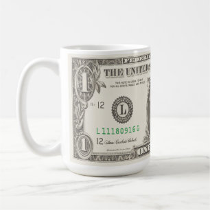 色を表示する – 米ドル コーヒーマグカップ