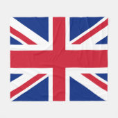 色を表示する – 統一された王国 フリースブランケット (正面(横))