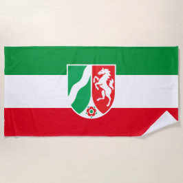 色を表示する – Nordlhein-Westfalen ビーチタオル