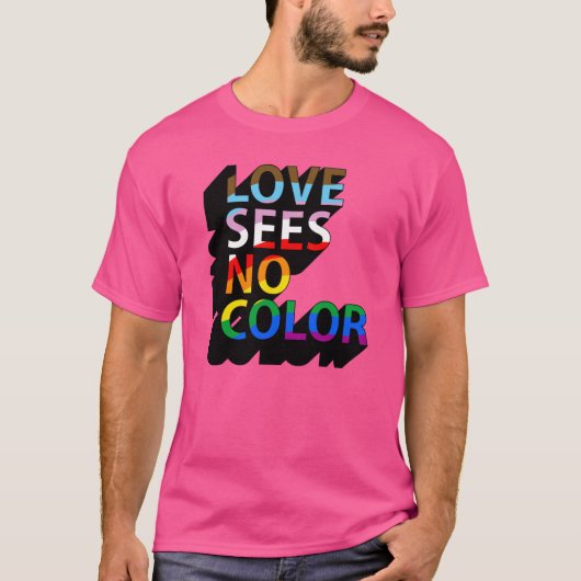 色を超えた愛 Tシャツ (正面)