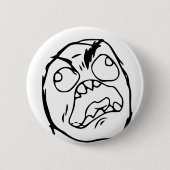 色を選べる編集可能なTroll Le Meミーム 缶バッジ (正面)