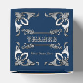 色を選択するクラシックブックカバーシルバーオーナメント フェイバーボックス (上部)