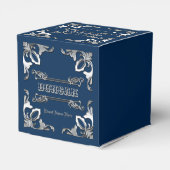 色を選択するクラシックブックカバーシルバーオーナメント フェイバーボックス (裏面サイド)