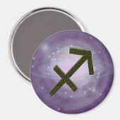 色を選択射手座〔占星術の〕十二宮図占星術の記号 マグネット (正面/裏面)