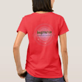 色を選択射手座〔占星術の〕十二宮図占星術の記号 Tシャツ (裏面)