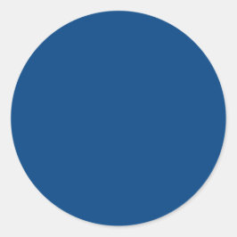 色を除いて何も付いていない – 青王室の色 ラウンドシール