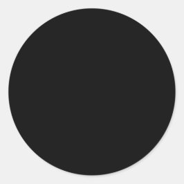 色を除いて何も付いていない – 黒 ラウンドシール