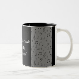 色をMusicNoteMugカスタマイズ ツートーンマグカップ