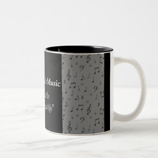 色をMusicNoteMugカスタマイズ ツートーンマグカップ (右)
