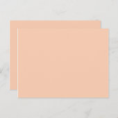 色アプリコット ポストカード (正面/裏面)