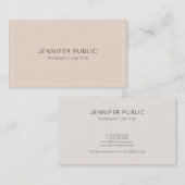 色エレガントクリエイティブデザインプロフェッショナルトレンディー 名刺 (正面/裏面)