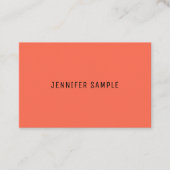 色エレガントテンプレートカスタムプロフェッショナルモダン 名刺 (正面)