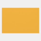 色エレガント – 明るいアプリコット ラッピングペーパーシート (正面)