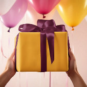 色エレガント – 明るいアプリコット ラッピングペーパー