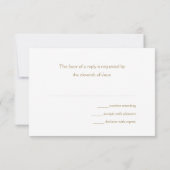 色オプションの多くのバー/バルミツワー応答 出欠カード (裏面)