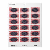 色カスタムヴィンテージ香水ローションのラベル ラベル (フルシート)