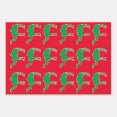 色カスタム付きラクダ模様ラッピング紙シート ラッピングペーパーシート (正面2)