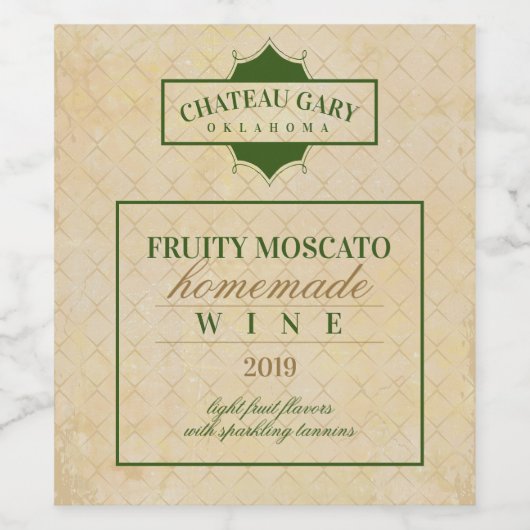 色カスタム付き熟成の自家製ワパーソナライズされたイン ワインラベル (シングルラベル)