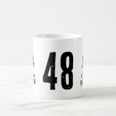 色カッコいい変保穏48誕生日マグギフト モーフィングマグカップ (中央)