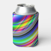 色カッコいい抽象芸術ボトルクール 缶クーラー (缶正面)