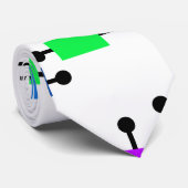 色カッコいい格子 ネクタイ (ロール)