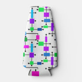 色カッコいい格子 ボトルクーラー (正面)