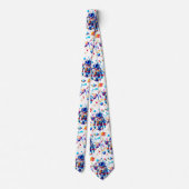 色カラフルの宇宙飛行士とはっきりした宇宙飛行士 ネクタイ (裏面)