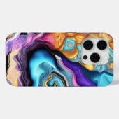色カラフルの混合 Case-Mate iPhoneケース (裏面 (横))