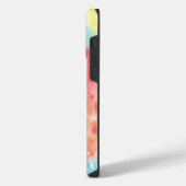 色カラフルはね iPhoneケース (左側面)