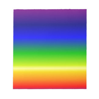 色カラフルデザカスタマイズイ ノートパッド