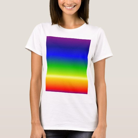 色カラフルデザカスタマイズイ Tシャツ (正面)