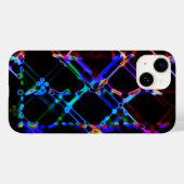 色カラフル数々のネオン線 Case-Mate iPhoneケース (裏面 (横))