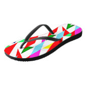 色カラフル柄 ビーチサンダル (アングル)