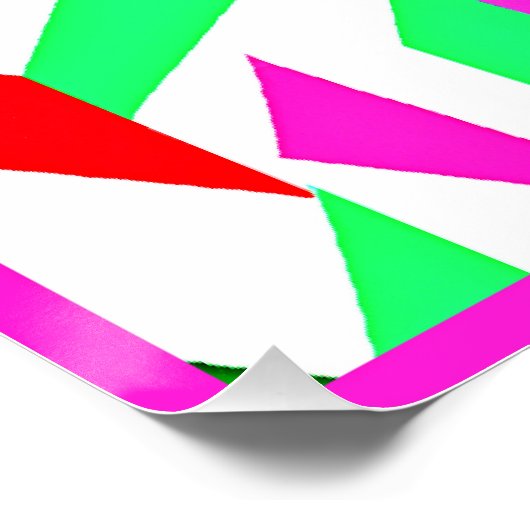 色カラフル柄 ポスター (コーナー)