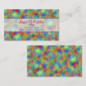色カラフル 名刺 (正面/裏面)